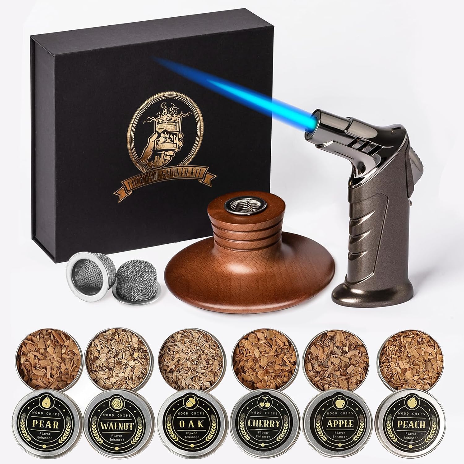 Classic Cocktail Smoker and included accessories