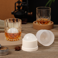 Whiskey Smoker Kit With Torch – 6 Wood Chip Flavors, 2 Rotating Glasses, Ice Ball Molds, Old Fashioned Cocktail Infuser Set
